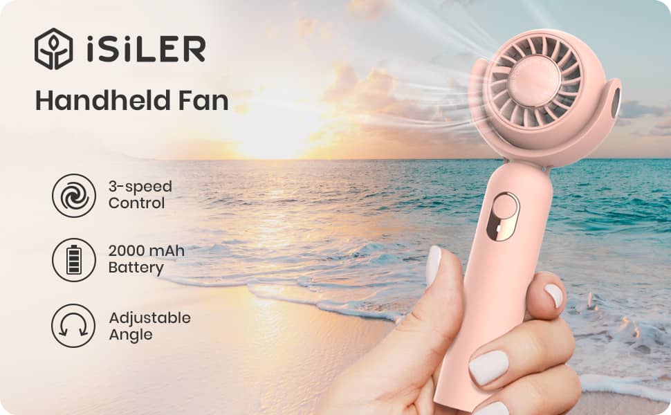 Stay Cool and Comfortable with the ISILER Mini Portable Fan

